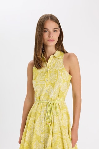 Vestido estilo patinadora - Amarelo