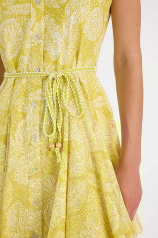 Vestido estilo patinadora - Amarelo