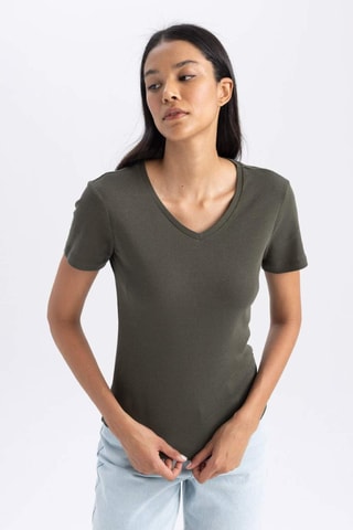 T-shirt - Caqui