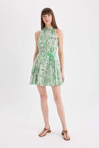 Vestido estilo patinadora - Verde