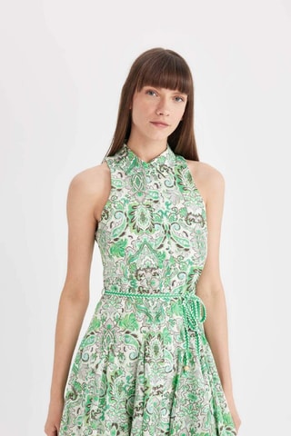 Vestido estilo patinadora - Verde
