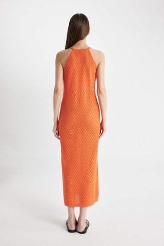 Vestido midi - Laranja