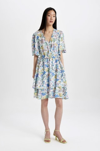 Vestido estilo patinadora - Branco