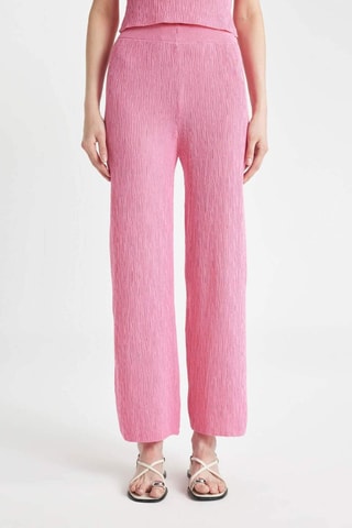 Calças wide legs - Rosa