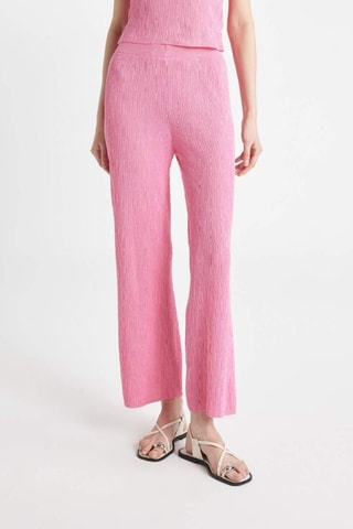 Calças wide legs - Rosa