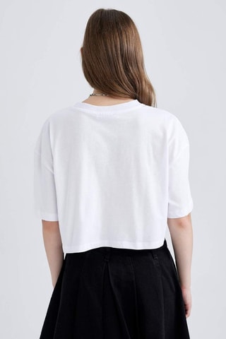 T-shirt cropped - Branco