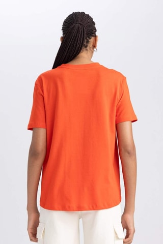 T-shirt regular - Laranja