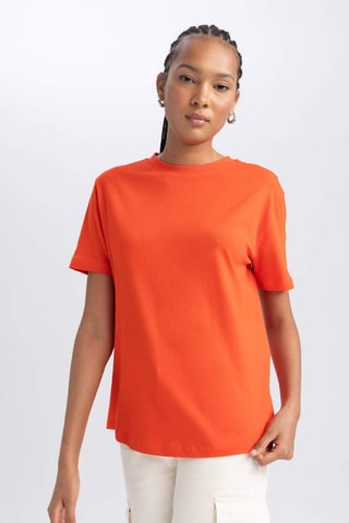 T-shirt regular - Laranja
