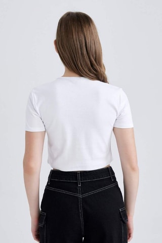 T-shirt cropped - Branco