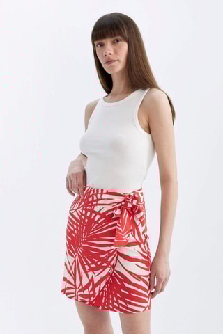 Saia traçada - Vermelho