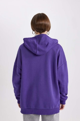 Sweat com capuz - Violeta