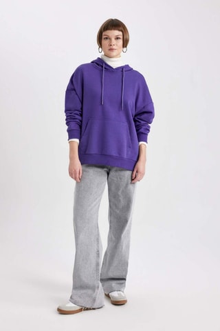 Sweat com capuz - Violeta