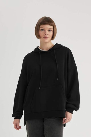 Sweat com capuz - Preto