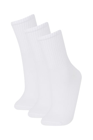 3 pares de meias - Branco