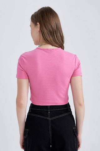 T-shirt cropped - Rosa