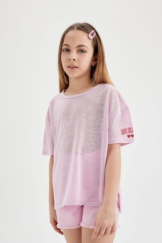 T-shirt - Violeta mesclado