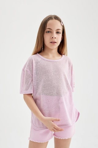 T-shirt - Violeta mesclado