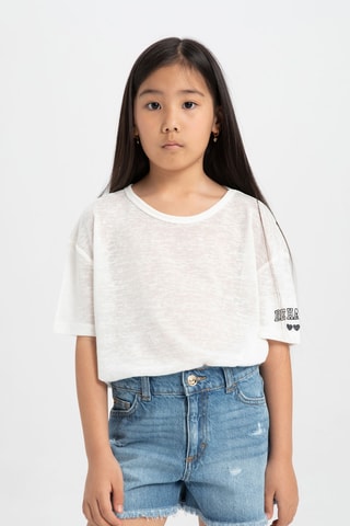 T-shirt oversize - Cru
