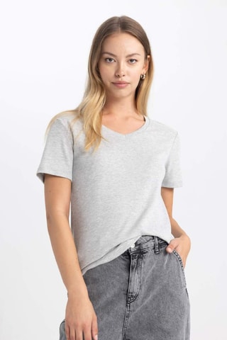 T-shirt - Cinzento-claro