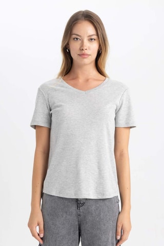 T-shirt - Cinzento-claro