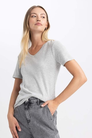 T-shirt - Cinzento-claro