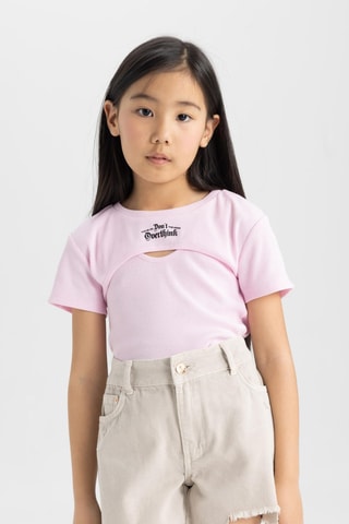 T-shirt e camisola de alças - Rosa