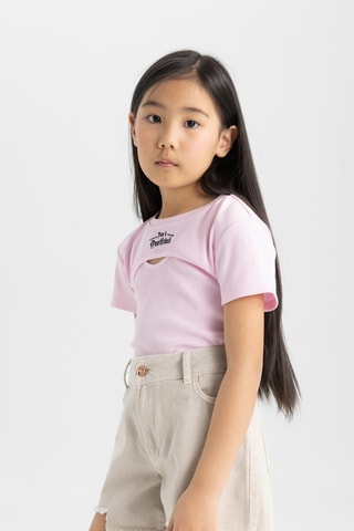 T-shirt e camisola de alças - Rosa
