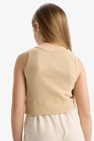 Camisola de alças - Bege