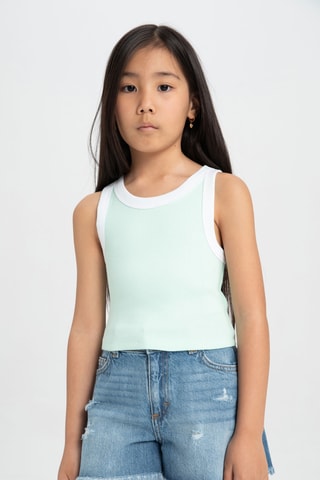 Camisola de alças - Turquesa