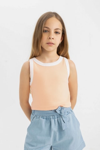 Camisola de alças - Laranja