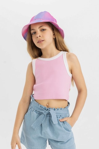 Camisola de alças - Rosa