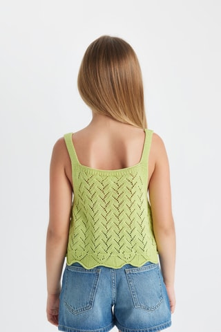 Camisola de alças - Verde-claro