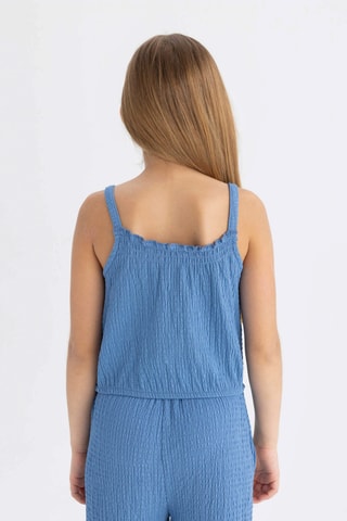 Camisola de alças - Azul