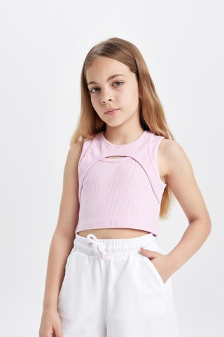 Camisola de alças - Rosa