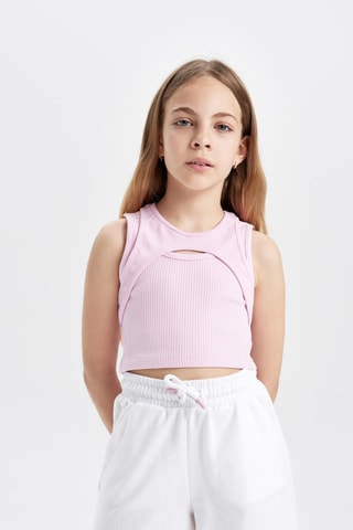 Camisola de alças - Rosa