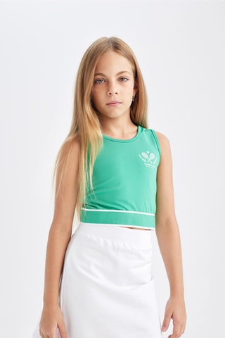 Camisola de alças - Verde