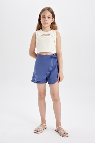 Camisola de alças - Esbranquiçado