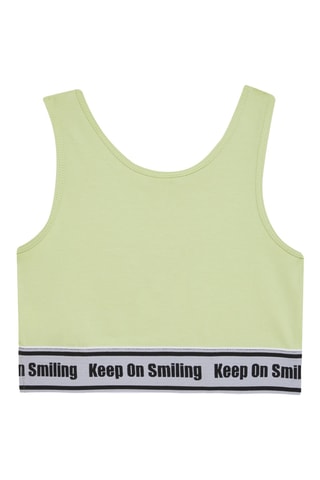 Camisola de alças - Verde