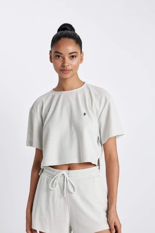 Crop top - Esbranquiçado