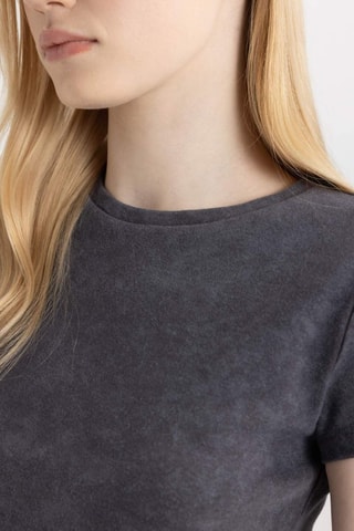 Crop top slim - Antracite