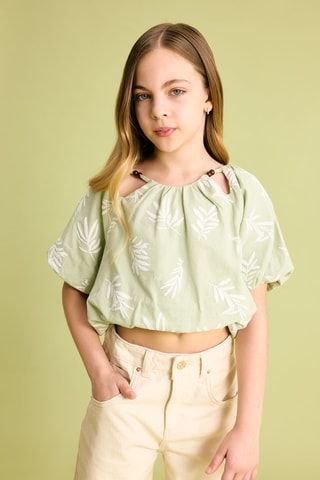 Blusa - Verde-claro