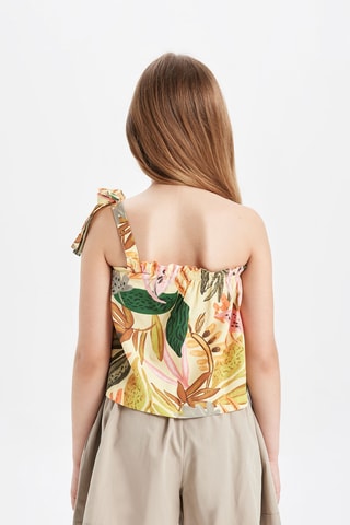 Camisola de alças - Amarelo