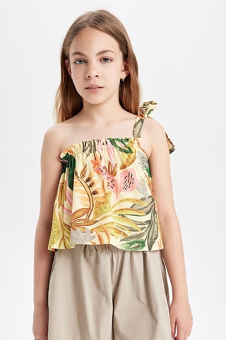 Camisola de alças - Amarelo