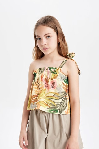 Camisola de alças - Amarelo