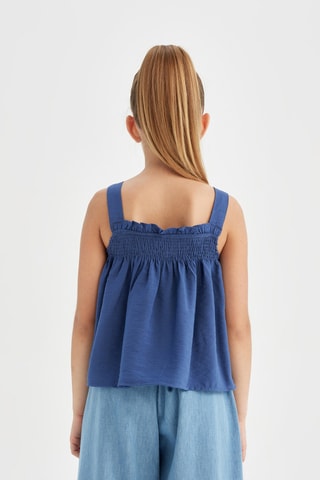 Camisola de alças - Azul