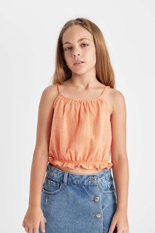 Camisola de alças - Laranja