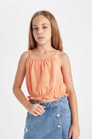 Camisola de alças - Laranja