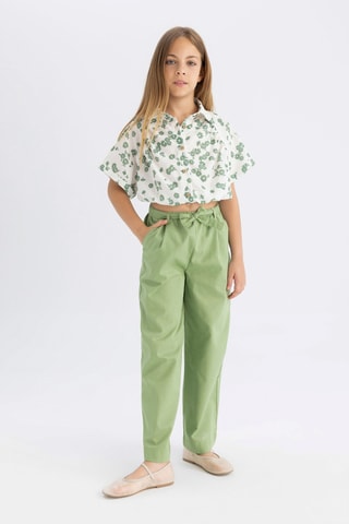 Camisa - Branco e verde