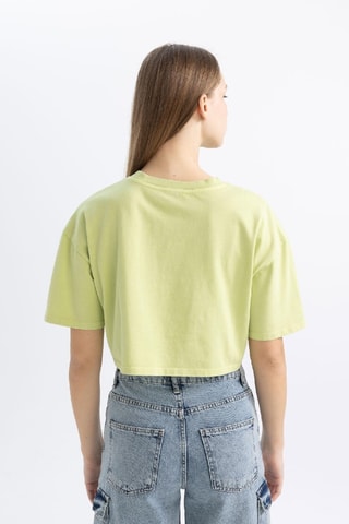 Crop top - Verde-claro