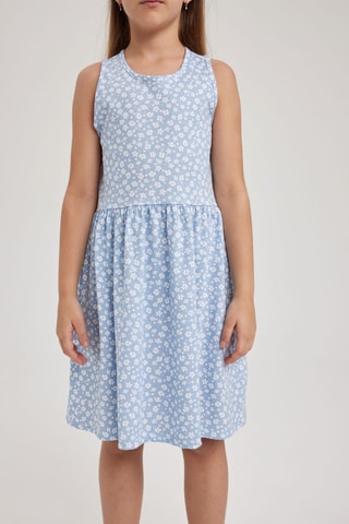 Vestido - Azul-claro